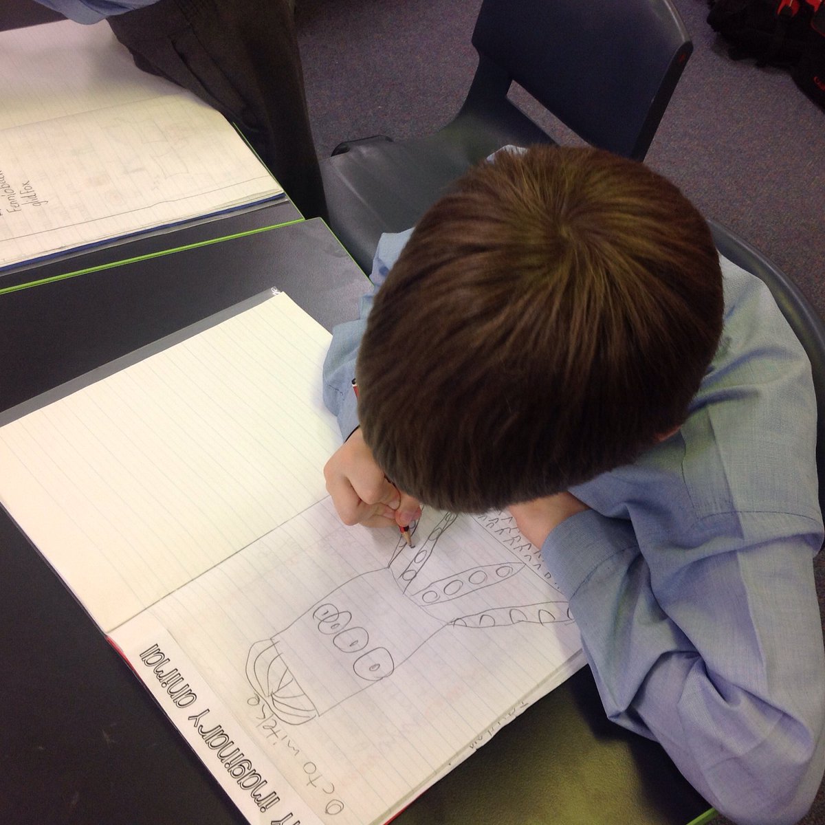 4_5TDGGLPS's tweet photo. Creating imaginary animals for STP, thinking about features, what it needs to grow &amp; change and  its habitat @gglps https://t.co/jbd2k9TkiH