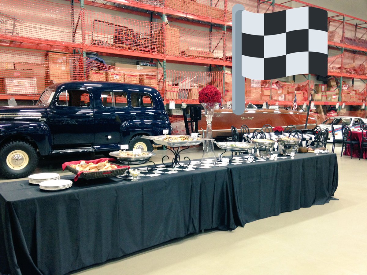 paulawhitewhite's tweet image. Did I mention we ate in the Motorworks department? Fun Rally day. #psequail #QuailRally2016 @Canepa_Design