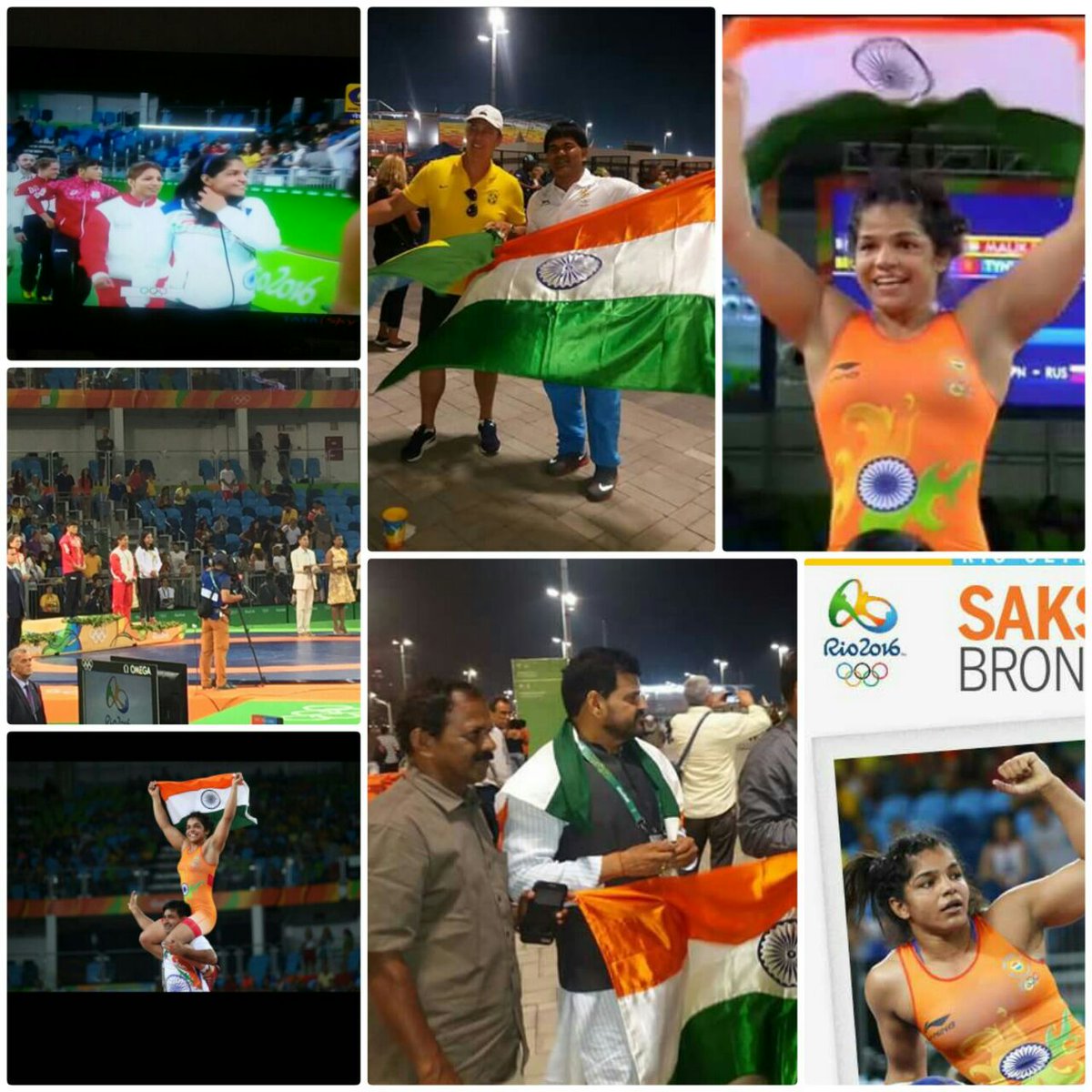 SWRRLY's tweet photo. Congratulations to Sakshi Malik,employee of Indian Railways for winning first medal of India in Rio Olympics https://t.co/3iIB144nHk