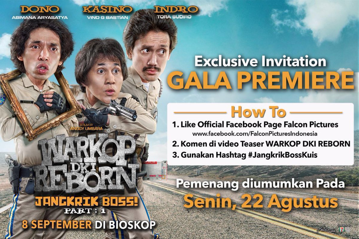 Follow yuk Falcon Pictures ada hadiahnya lohh