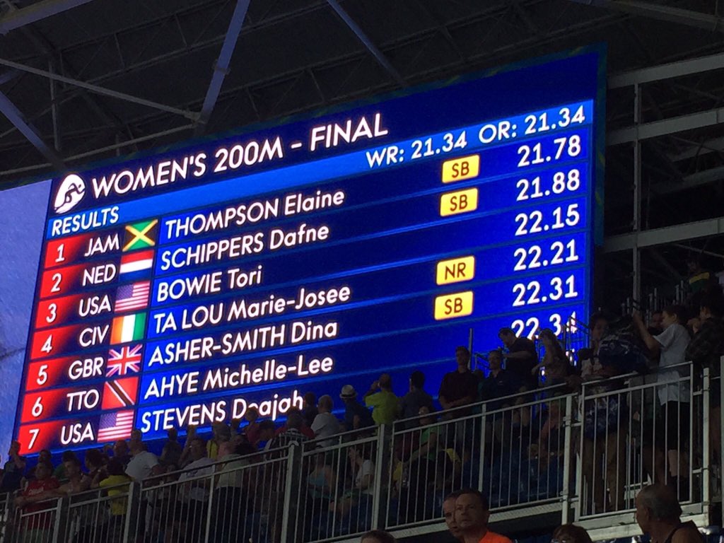 Great run by <a href="/dinaashersmith/">Dina Asher-Smith</a> 5th in her first Olympics. #2020 #talent