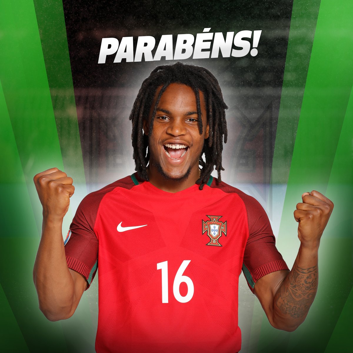 selecaoportugal's tweet photo. Parabéns, Campeão! https://t.co/N1kOzDmpbw