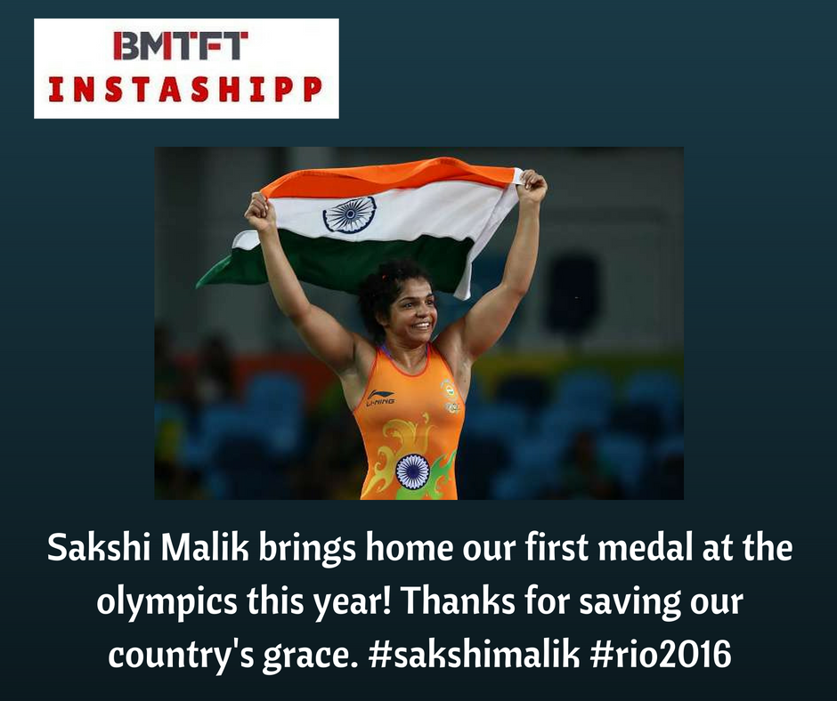 bmtft's tweet photo. #BMTFT #INSTASHIPP 
https://t.co/BPBgA39or1
#Sakshimalik
#Rio2016 https://t.co/FWjZ7yhWwc