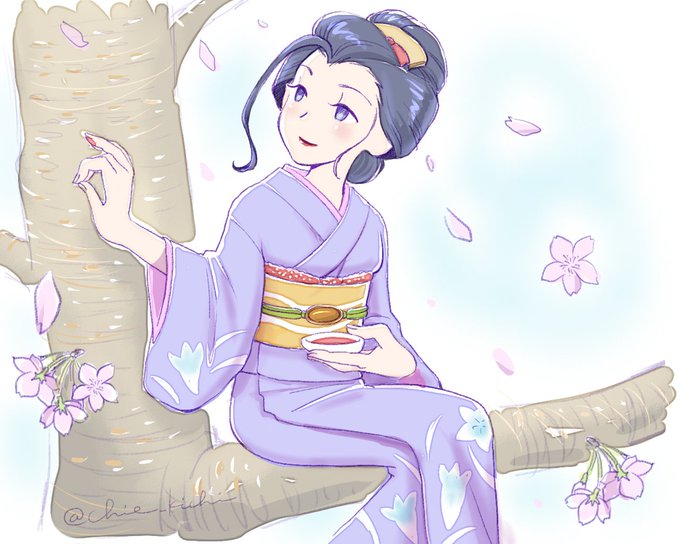 『この世界の片隅に』ワンドロ。お題「リンさん」。どこを何色にするか、決めずに描き始めてしまって、だいぶ超過してしまった(20分くらい)。