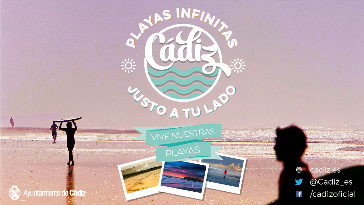 Cadiz_es's tweet photo. 🏖 Vive nuestras playas y experimenta una sensación inigualable. Cádiz, #playasinfinitas justo a tu lado 😉 https://t.co/PGVc5Cl2rC