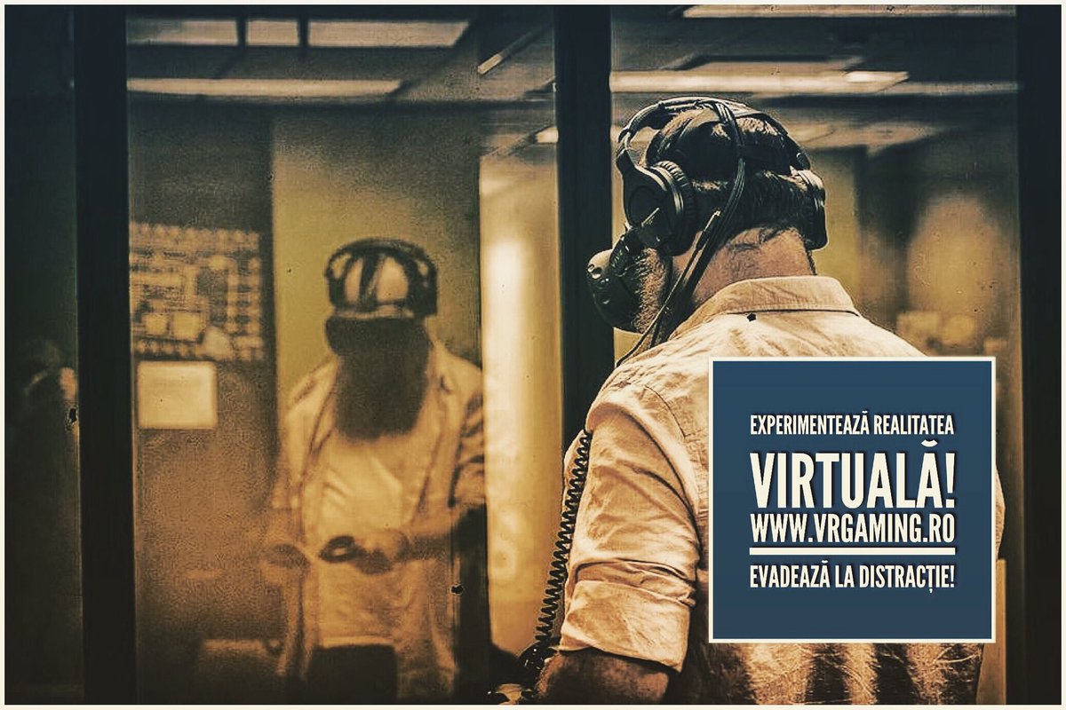 VRGAMINGROMANIA's tweet photo. Experimentează Realitatea Virtuală acum in București pe Str. Academiei, nr.7, mezanin, camera 12. Vino si descoperă! https://t.co/sNCJ6amzo0