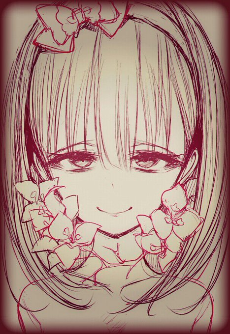 サークルカットを描いてるわ 