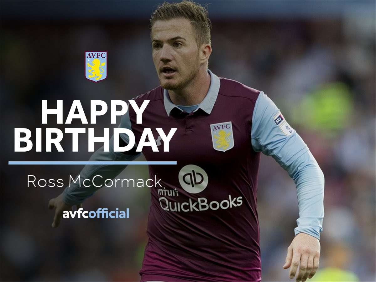 AVFCOfficial's tweet image. Happy birthday today to our summer signing, Ross McCormack. Have a great day, Ross. 🎂🎉🎁 #AVFC
