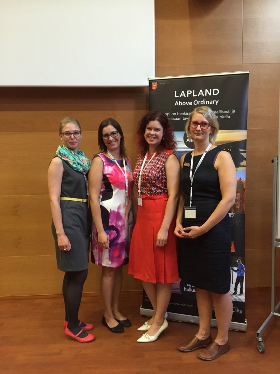 LapinLuotsi's tweet photo. Here is the local organizing team of #ENRLMM @LapinLiitto @ulapland welcoming all the participants! https://t.co/vAfmZjl21X