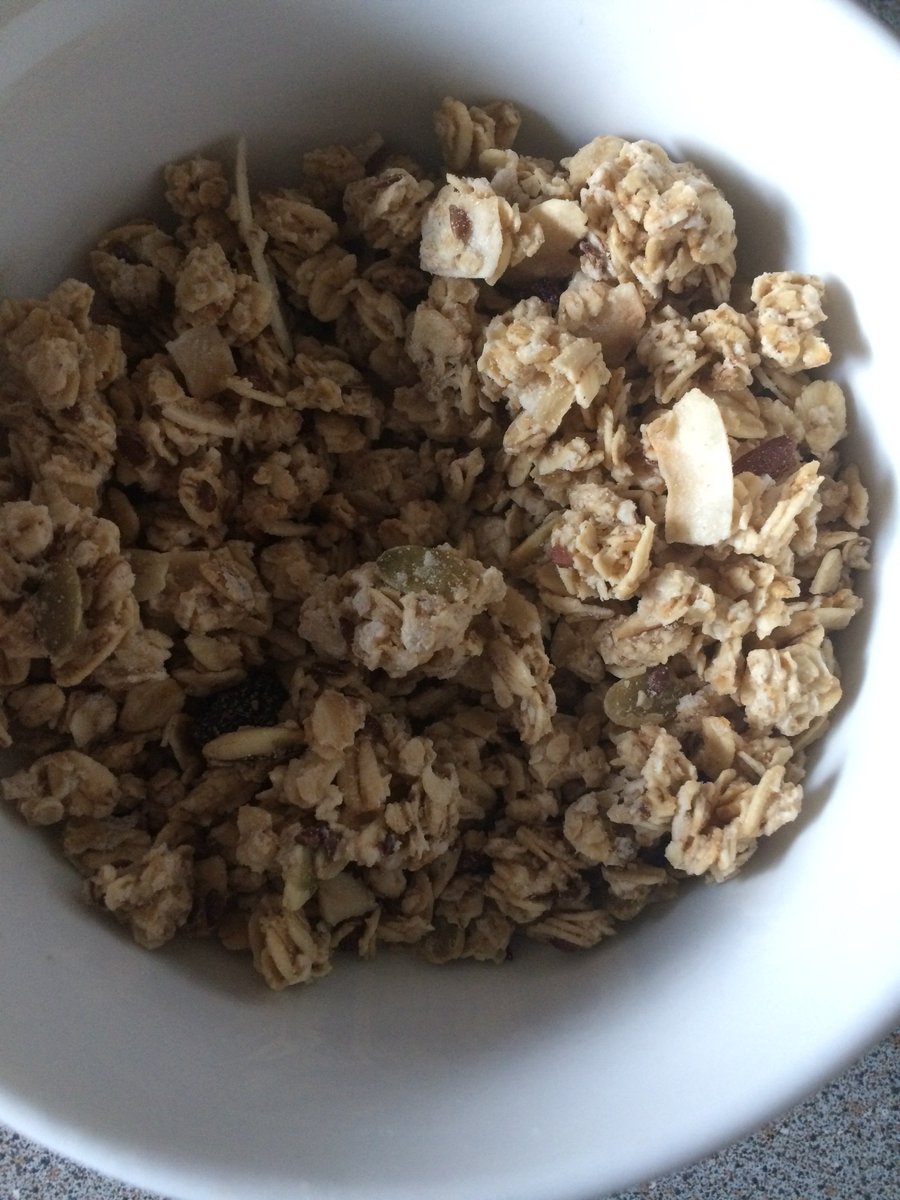frannh7's tweet photo. Bit of a change today but I'm having granola for breakfast this morning.. Never thought I'd say that
#projecthealth https://t.co/qcuyyMLNDi