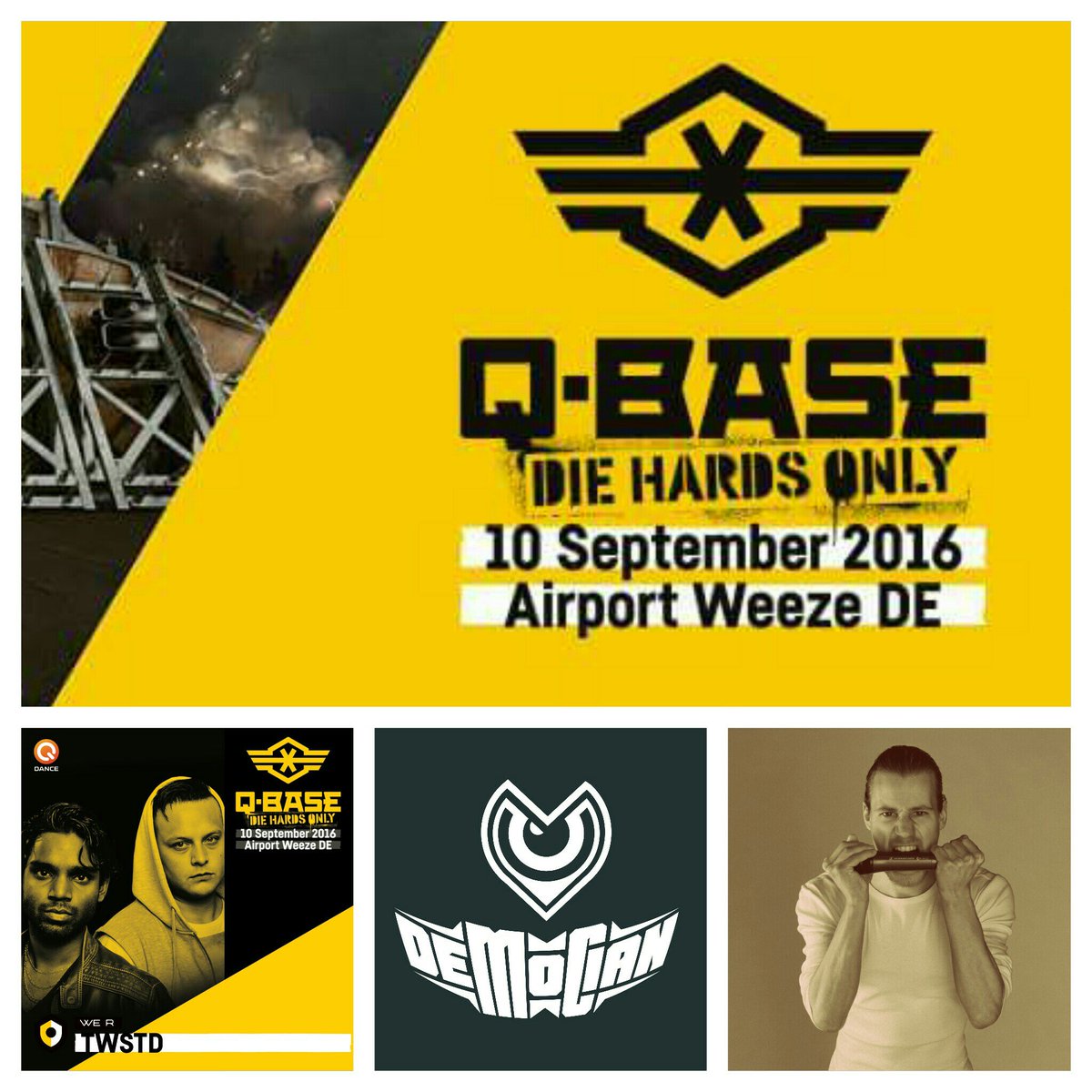 OfficialTwstd's tweet photo. Few weeks left! So excited to demolish the holy grounds of Q-BASE in our TWSTD 'showcase' with @McDemocian !

#QB16 https://t.co/IQFlo9zatM