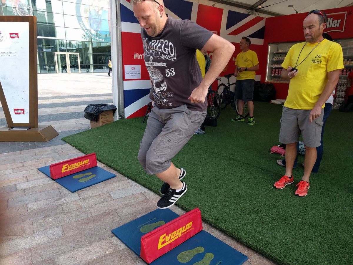 AstroMYK's tweet photo. 1st family to participate @MullerRice @TriTrust #FunAthlon @TeamGB #FanZone @MediaCityUK Well Done! π #Triathlon https://t.co/PMIA4I954T