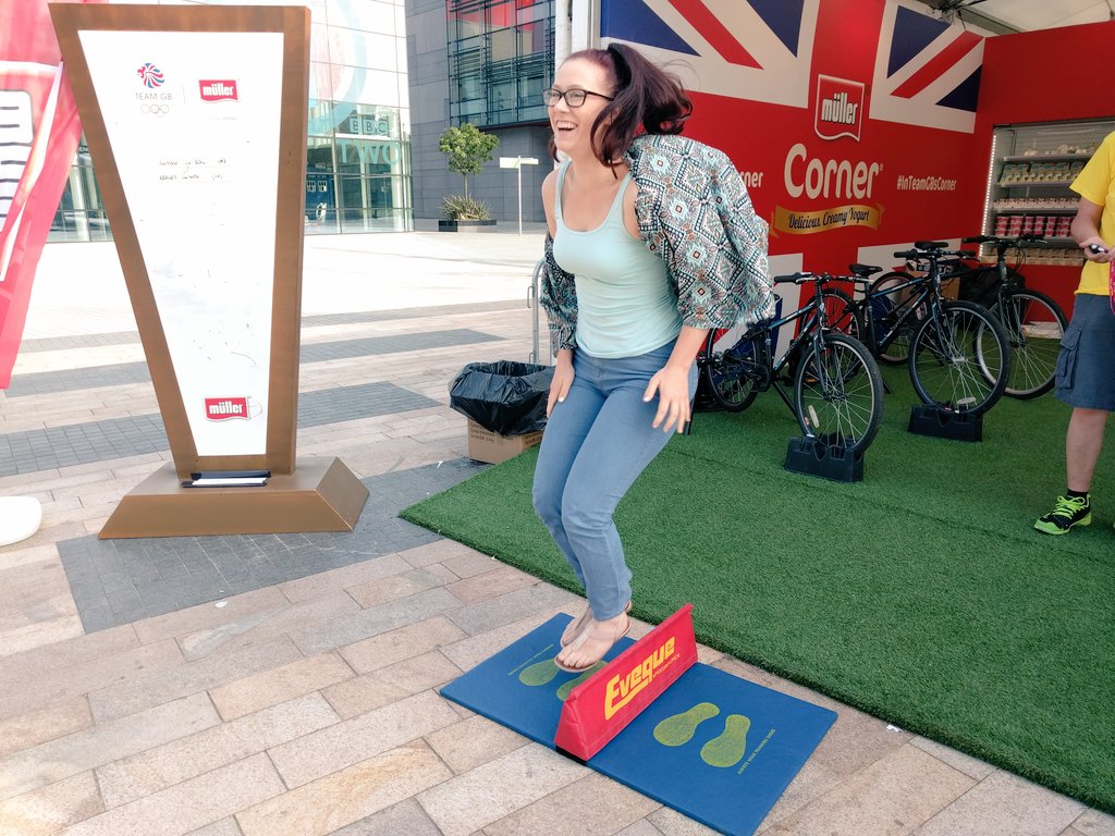 AstroMYK's tweet photo. 1st family to participate @MullerRice @TriTrust #FunAthlon @TeamGB #FanZone @MediaCityUK Well Done! π #Triathlon https://t.co/PMIA4I954T
