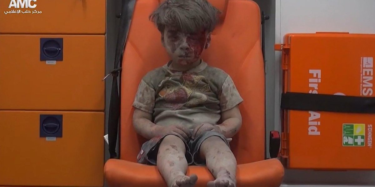 HuffPost's tweet photo. "The Boy in the Ambulance" is chilling proof that Syria's war is only getting worse https://t.co/OoxYNy77YS https://t.co/n6eZzlD5Tx