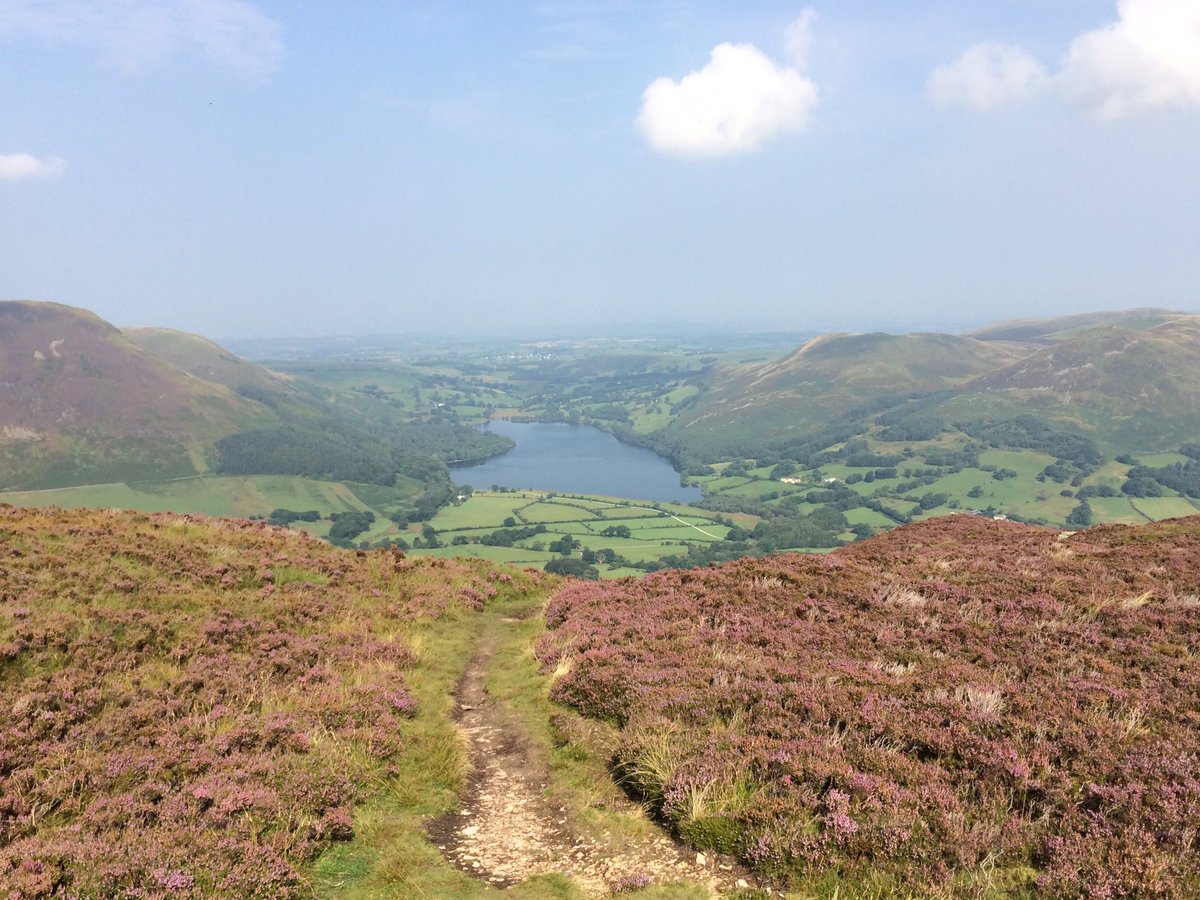 WasdaleWarren's tweet photo. Hazy day in the lakes - this is #Loweswater from #Melbreak https://t.co/VAmUZeWAfC