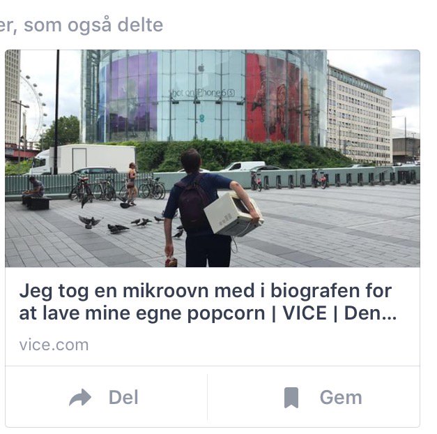 Det akavede øjeblik, når <a href="/vicedk/">VICE Danmark</a> brokker sig over internettet er hjernedødt og FB foreslår de her artikler fra dem