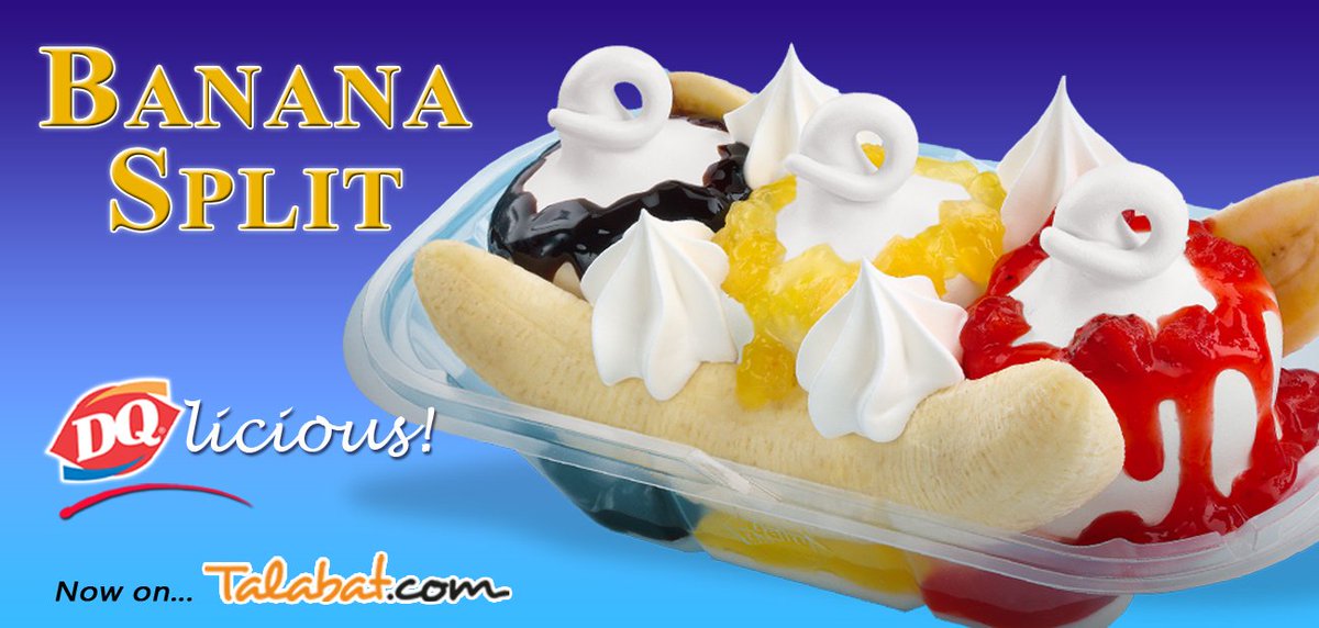 Dairy Queen Banana Sundae