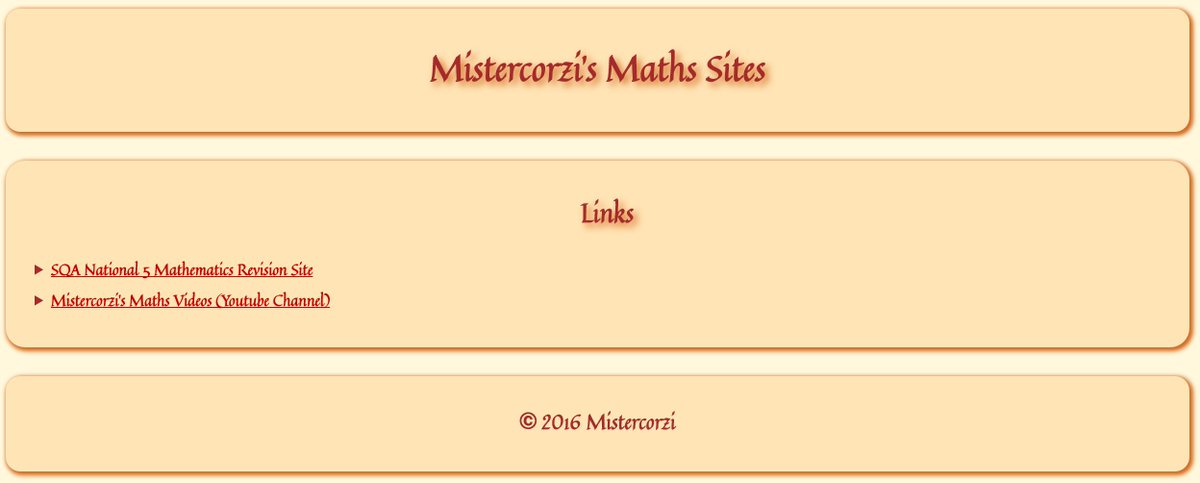 Corzi's tweet image. My Website now up and running
mistercorzi.scot
#SQAMaths #Mathsrevision #National5 #N5Maths #PastPapers