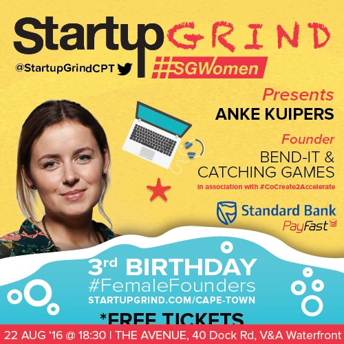 We've just opened ticket sales again with additional 25 tickets! Best.Birthday.Bash.Ever! :) startupgrind.com/events/details…
