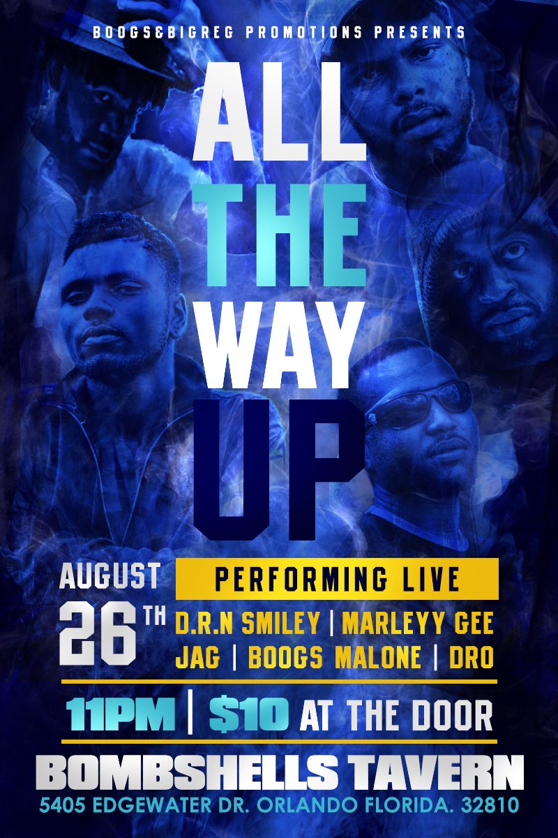 At <a href="/BombshellsOrl/">Bombshell's Tavern</a> this August 26 it's Boogs Malone LIVE