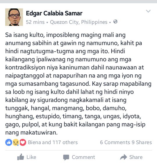 iluvchinito's tweet image. Via Edgar Calabia Samar  #kulto #cultmentality #nothinkingneeded