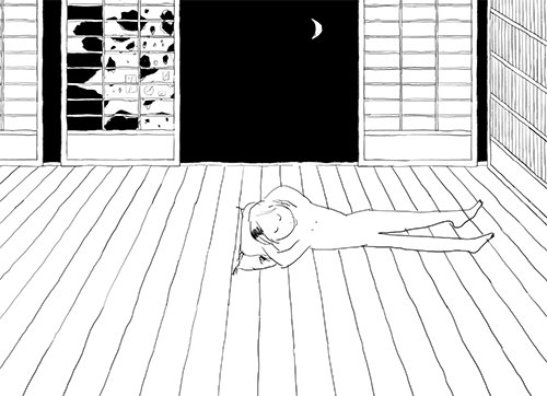 うたた寝してる薬研くん もうちょっとちゃんと描く予定 背景を 