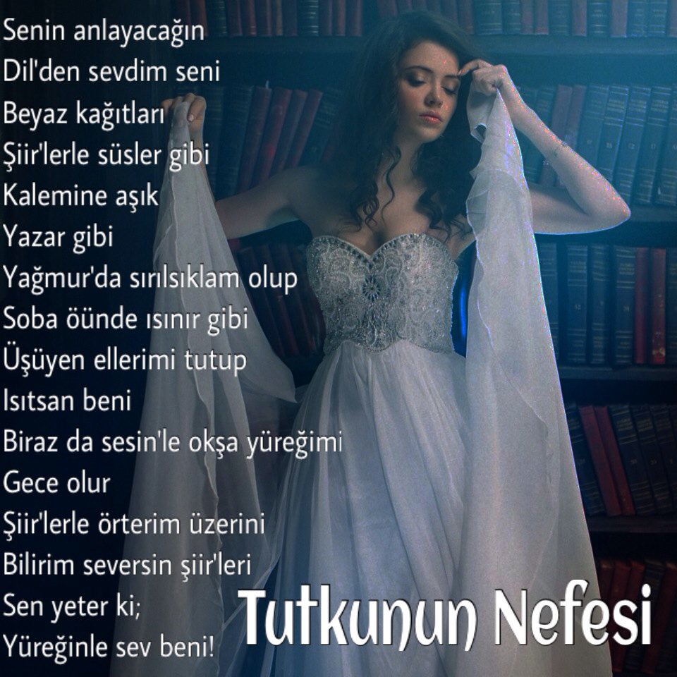 Sen!
Sev yeter ki!
Ben tamam'larım bizi...
