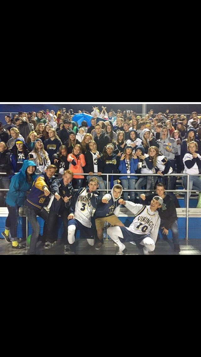 StudcoMHS's tweet photo. Getting ready for school also means getting ready for Friday night's! 😍 Go Vikes! 🏈💙💛 https://t.co/PpyusBedU8
