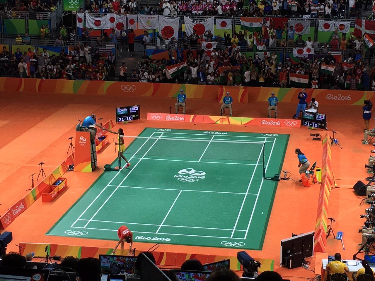 Olympic badminton court outlet