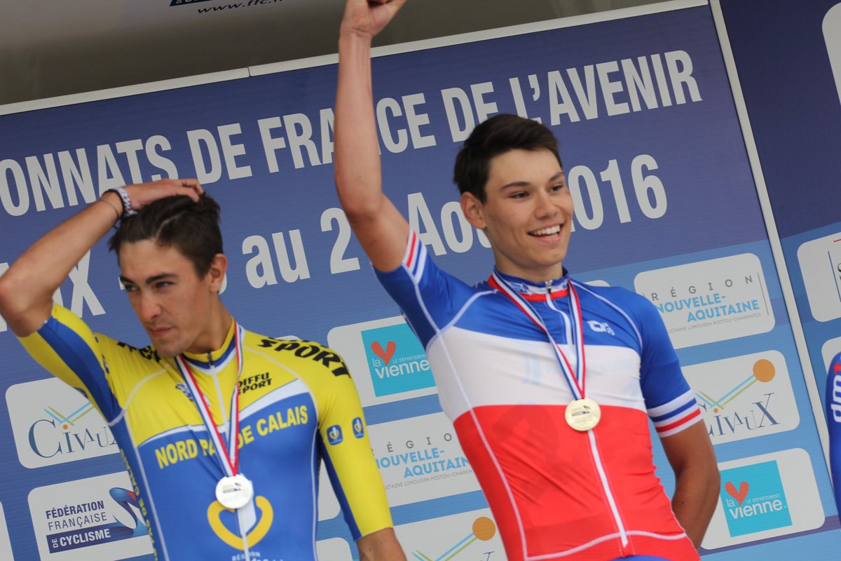 CHAMPION DE FRANCE Junior. Bravo <a href="/davy_clement/">Davy Clément 🇫🇷</a> pour ce magnifique titre dans l'épreuve du contre la montre. GoodJob