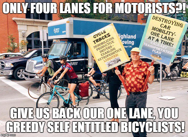 Bob_Gunderson's tweet photo. To my people of Cargary, Canada, fighting the good fight! #yycbike

h/t @SteveCoutts https://t.co/4kiHOE69th