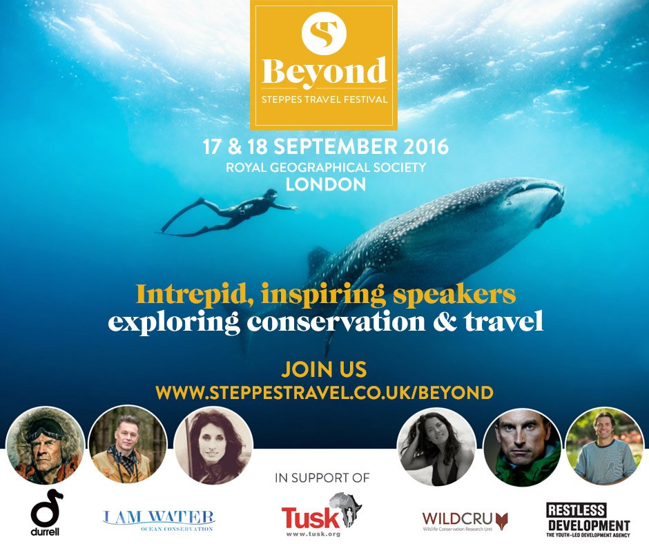 <a href="/HLOBlog/">Hand Luggage Only</a> hey gents we'd love to invite you to #SteppesBeyond #travel festival in #London 17&amp;18 Sept -free to join?