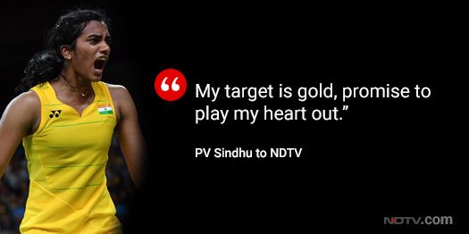 ndtv's tweet image. #PVSindhu to NDTV after storming into women&apos;s singles #badminton final #Olympics @Pvsindhu1 sports.ndtv.com/olympics-2016/…