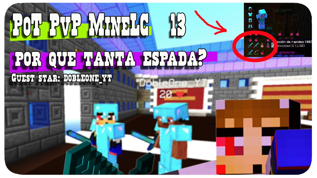ElMancoMC1981's tweet photo. #MineLC #PotPvP #Minecraft #server Nuevo video! por que tantas #espadas?? MIRALO AQUI -> https://t.co/qImULl4fUp https://t.co/qxYRKksU8X