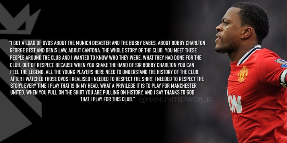 ManUnitedWorld's tweet image. Evra is one of the true reds who understood and loved this club like he'd played here his whole life. 👏🏼🙌🏼