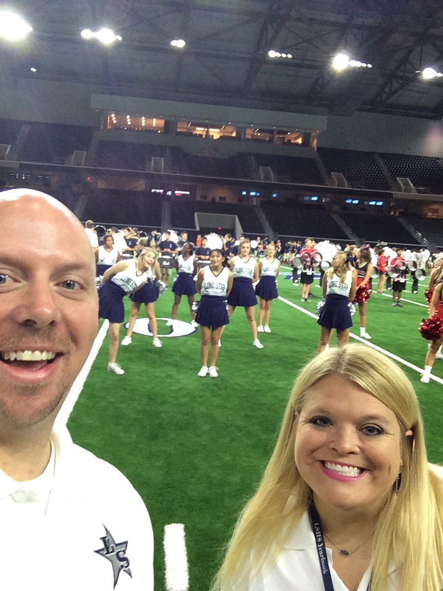 Up early and ready for FISD Convocation at The Star w/ some of Lone Star's best! #rangerssupportrangers