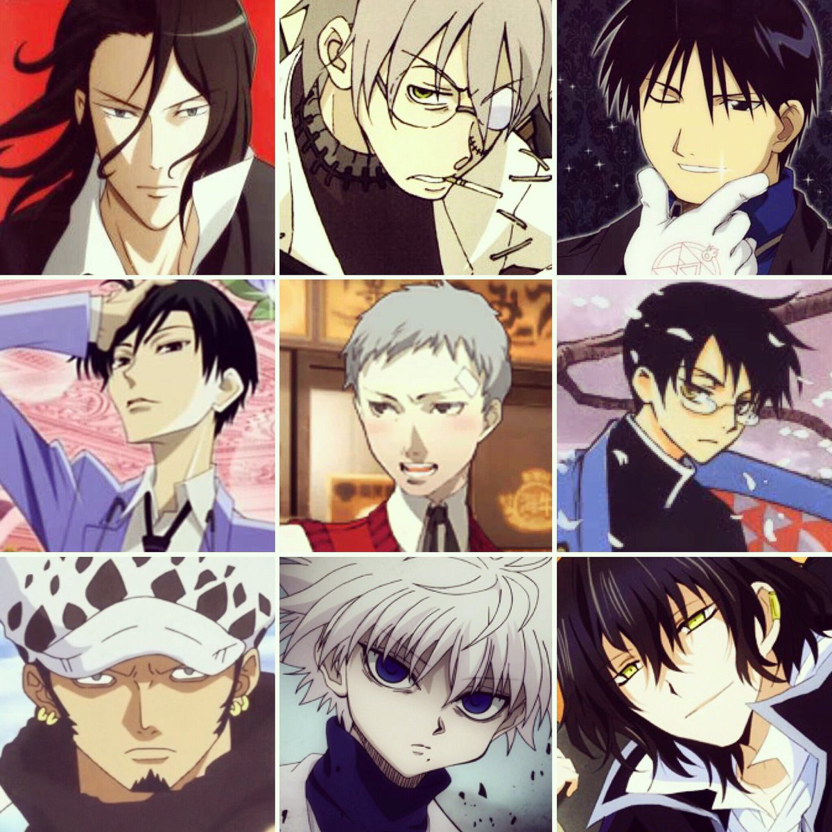 My top anime boy collage XD doing this with @Chanz_diri AMG THIS WAS SO HARD TO CHOOSE ヽ(;▽;)ノ 