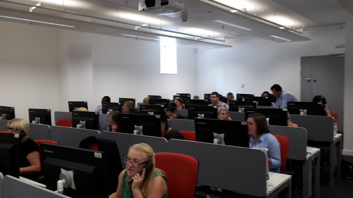 wlv_education's tweet photo. See #teamFEHW go! Who can you spot? We're here until 7pm to answer your clearing calls- 01902 323505 @FEHW_Support https://t.co/IocYnTVbcS