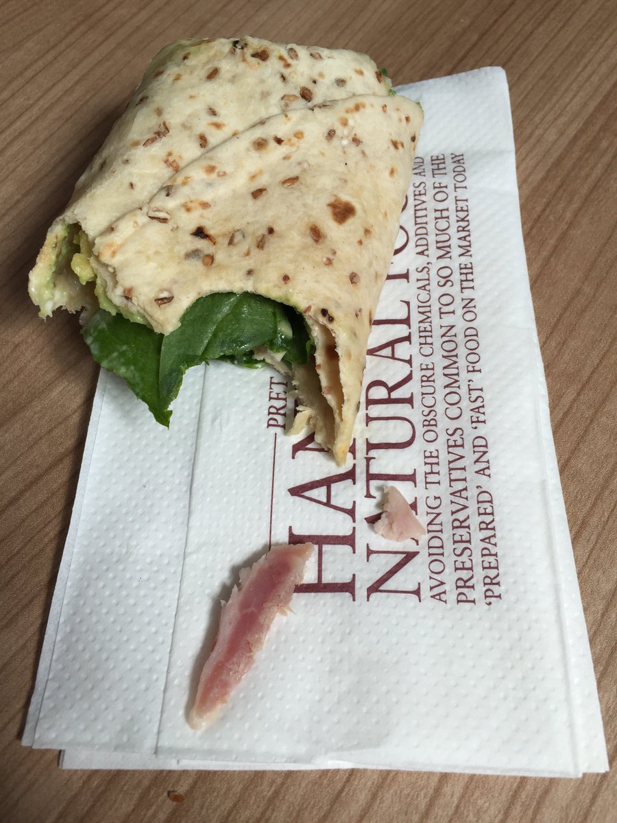 ColeDeLuca3's tweet photo. @Pret massive thank you to pret for serving me meat in my veggie wrap https://t.co/9WQJ7TM3Mj