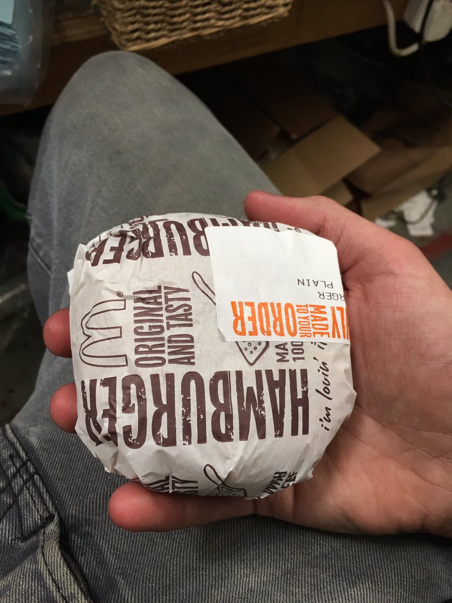 admz8's tweet photo. @McDonaldsUK how many hamburgers can you see in this photo? https://t.co/eXpYWpTG5e