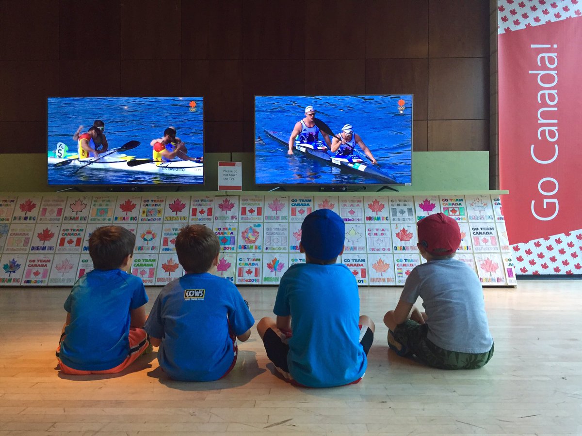 JSadiCBC's tweet image. Future Olympians getting inspired