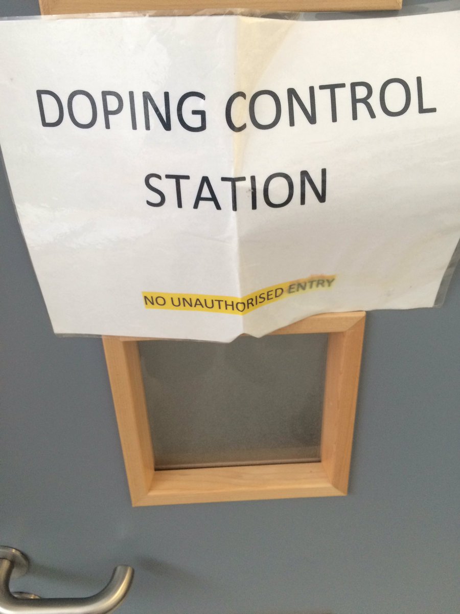 george_peasgood's tweet photo. Visit from @ukantidoping - good to see much more testing in Parasport! #clean #cleansport #timetopee https://t.co/crqh1b1OoH