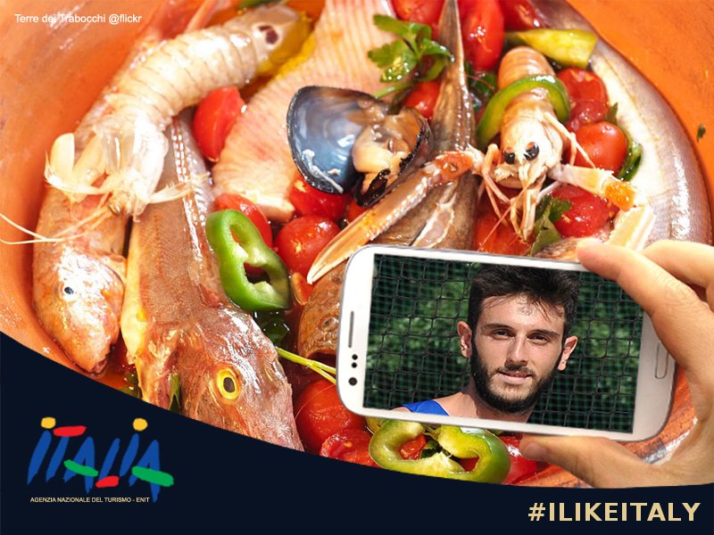 Paolo Nicolai excite #ita with #beachvolleyball in #Rio2016 From his #abruzzo the Brodetto of Fish.