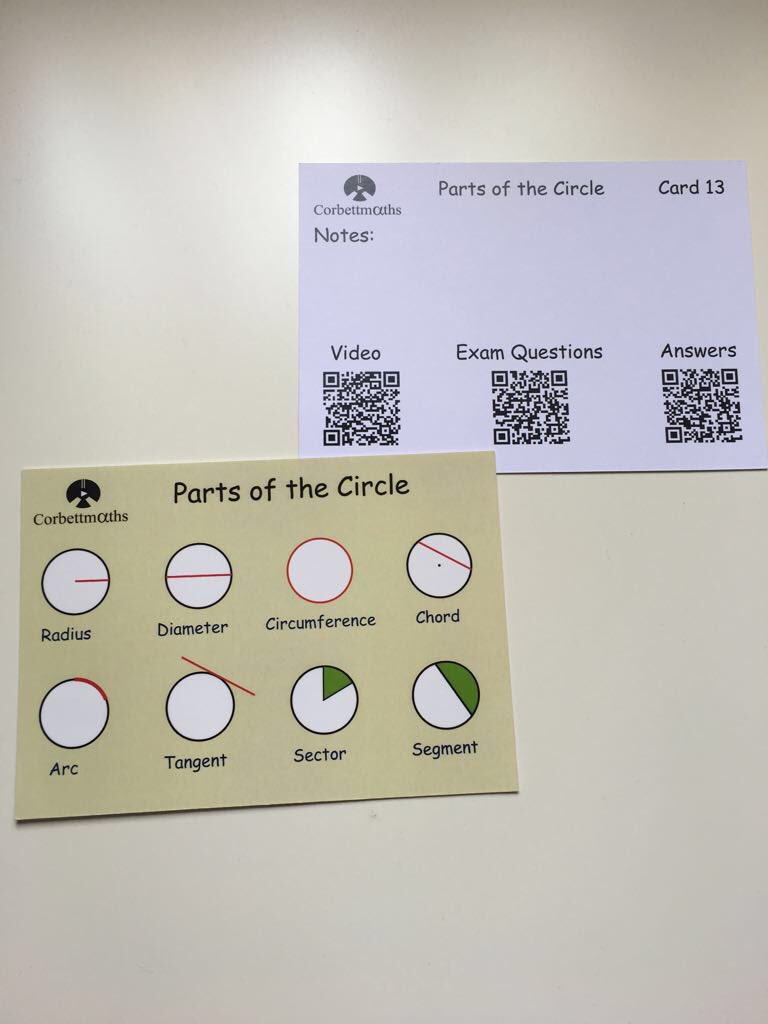 Corbettmaths's tweet photo. Sneak peek of new GCSE Revision Cards... 90 cards with over 10 hours of supporting videos and 1000 Q/As #comingsoon https://t.co/GGCd7mUvia