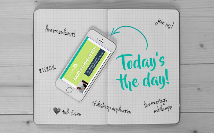 TalkFusion's tweet image. TODAY @ 11: Inside scoop on 2 new innovations- the Desktop App &amp;amp; #LiveMeetings mobile app! bit.ly/2bAaKkJ