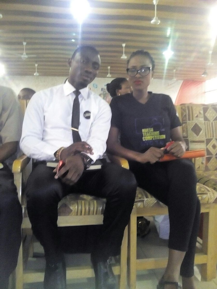 NTC301's tweet photo. President NUESA, Adalumo Ololade @Dj_durex1 and RT. Hon. Joseph Titilayo in the hall #NTCSemifinal #Unilag https://t.co/Qxd2SBNb7Y