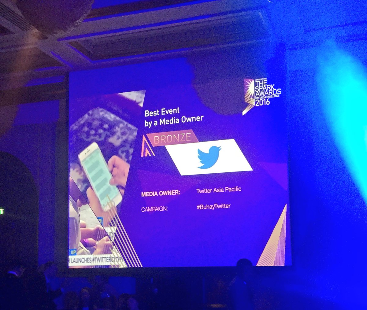 berniceneo's tweet photo. One more for #BuhayTwitter! Best event by media owner- #Bronze #TheSparkAwards @regina_neo @RaoPratiksha https://t.co/aWDGcTj1DO