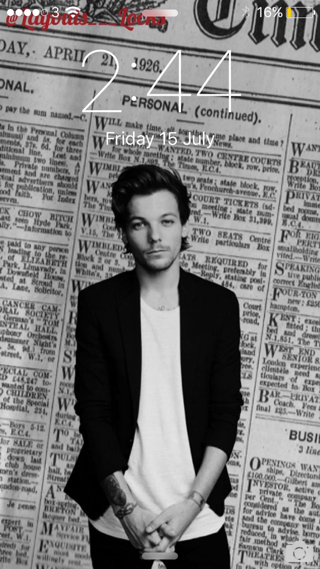 Layouts___Locks's tweet photo. •Louis Lock screen•

RT if you save ✨ https://t.co/AtgWzRchg1