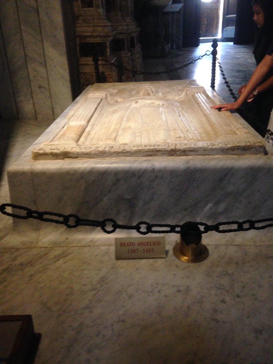 IVE_WYD2016's tweet photo. The tomb of Bl. Fra Angelico and St. Catherine of Siena https://t.co/IXM20XuHuv