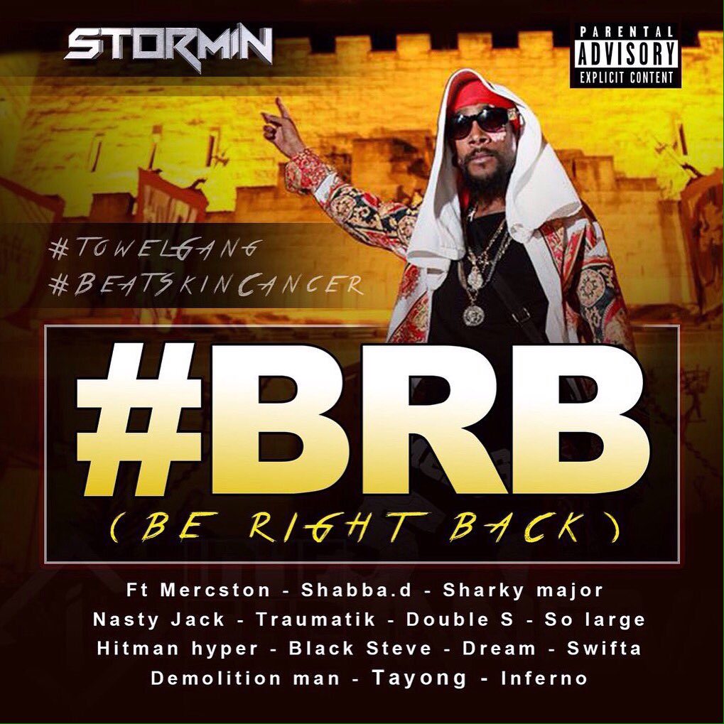 storminmc's tweet photo. My new mix CD #BRB out October #TowelGang https://t.co/H3ylewPsEa